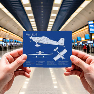 Van’s RV-3 - Airplane Blueprint Plans ABD Postcard