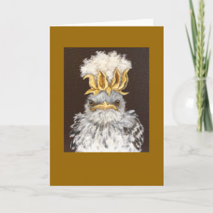 Van the ornery baby mockingbird card