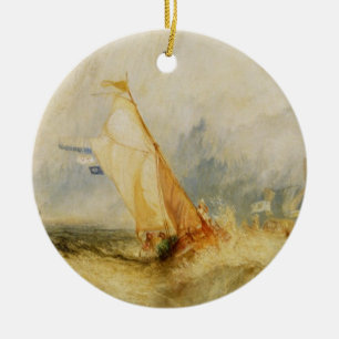 Van Tromp Going About to Please His Masters Ceramic Ornament