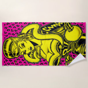 Vana DeVinyl™ Beach Towel