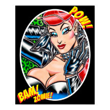 Vana DeVinyl™/Biker Jacket/Bam! Poster