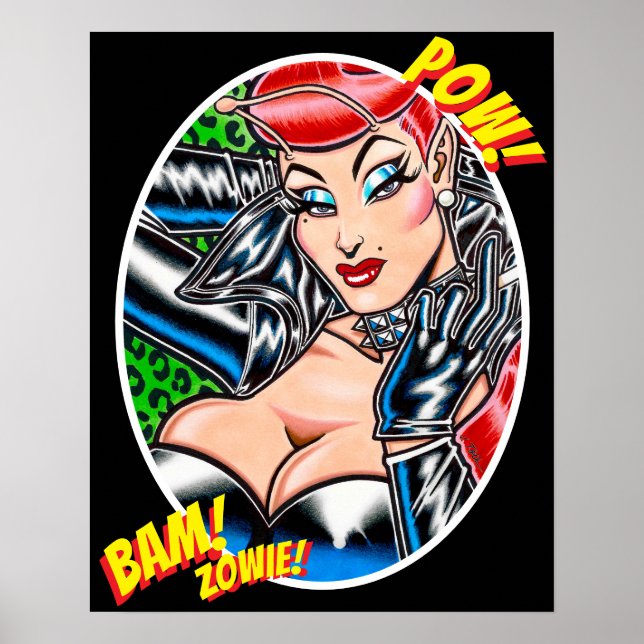 Vana DeVinyl™/Biker Jacket/Bam! Poster (Front)