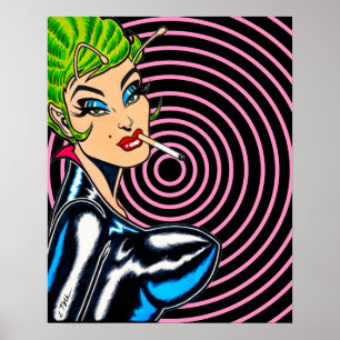 Vana DeVinyl™/Cosmic Swirl Poster