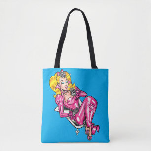 Vana DeVinyl™/Pretty in Pink Rubber Tote Bag