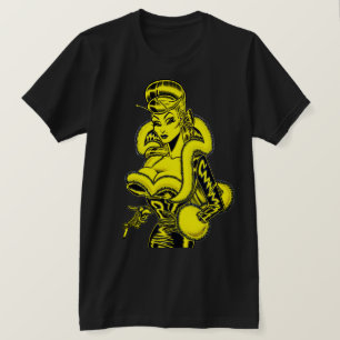 Vana DeVinyl™/PVC and Fun Fur T-Shirt