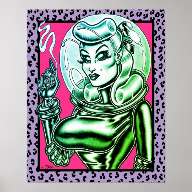 Vana DeVinyl™/Rubber Spacesuit Poster (Front)