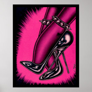 Vana DeVinyl™/Spike Heels Poster