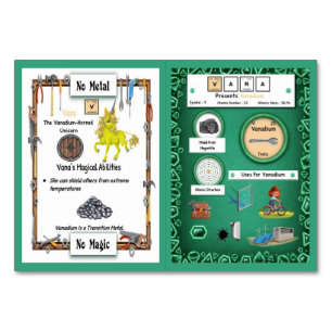 Vana - Vanadium Horn Unicorn Trading Card