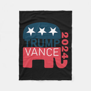 Vance 2024 President Vote Usa Election Maga  Fleece Blanket