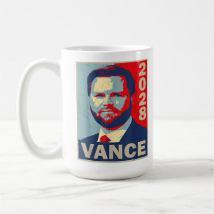 Vance 2028 for President 28 Vintage Republican Coffee Mug