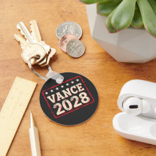 Vance 2028 For president Election Trump Republican Keychain