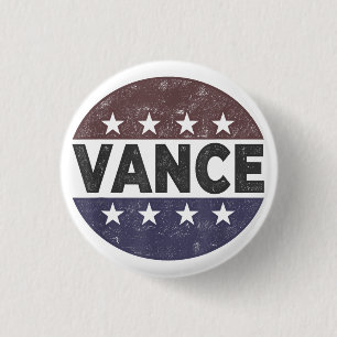 Vance 2028 JD Vance President 2028 1 Inch Round Button