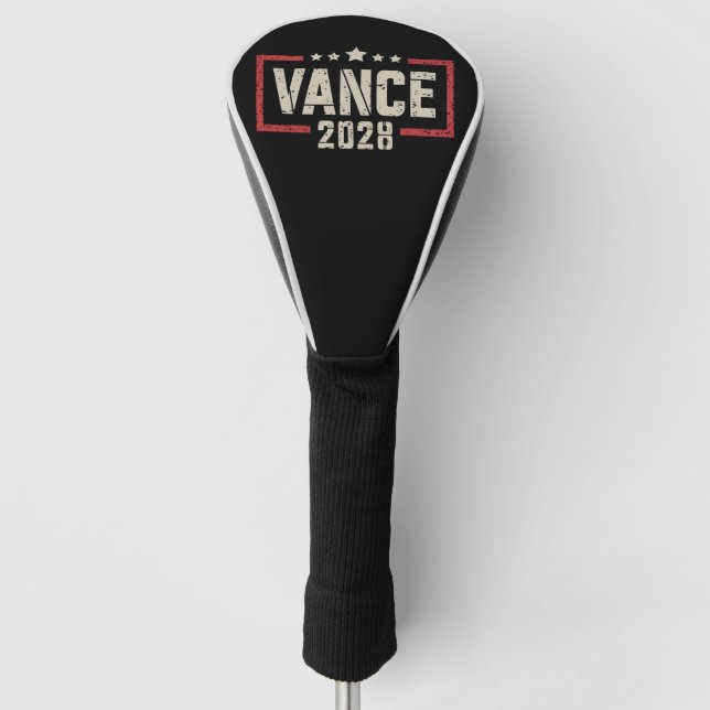 Vance 2028 President Election Campaign US Flag  Golf Head Cover (Front)