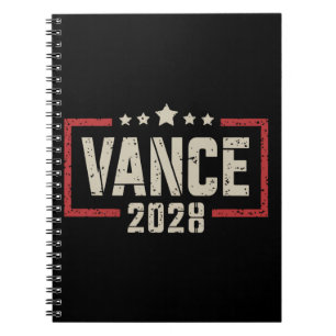 Vance 2028 President Election Campaign US Flag Notebook