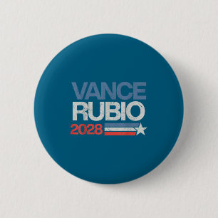 Vance Rubio 2028 President Jd Vance Marco Rubio Us 2 Inch Round Button