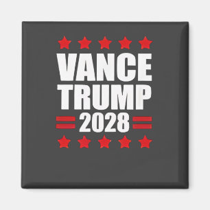 Vance Trump Presidential Election 2028 Political Magnet