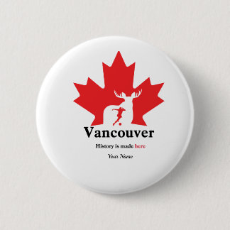 Vancouver 2026 Soccer Pin Custom Fan Button