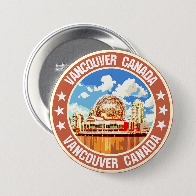 Vancouver                                          3 inch round button (Front & Back)