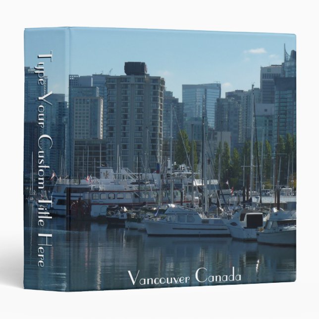 Vancouver BC Binder Custom Vancouver Book Binder (Front/Spine)