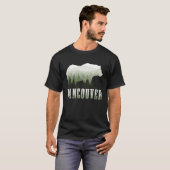 Vancouver BC Canada Bear Vintage Hiking Camping Ca T-Shirt (Front Full)