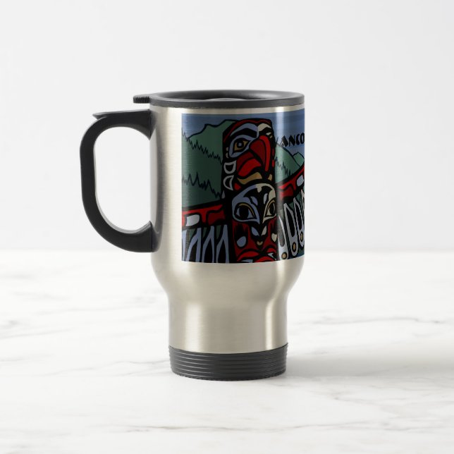 Vancouver BC Canada Coffee Cups Mugs & Glasses (Left)
