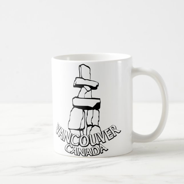 Vancouver BC Canada Coffee Cups Mugs & Glasses (Right)