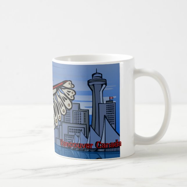 Vancouver BC Canada Coffee Cups Mugs & Glasses (Right)
