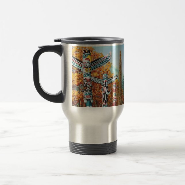 Vancouver BC Canada Coffee Cups Mugs & Glasses (Left)