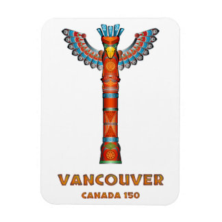 Vancouver (BC) Canada - Totem Pole Magnet