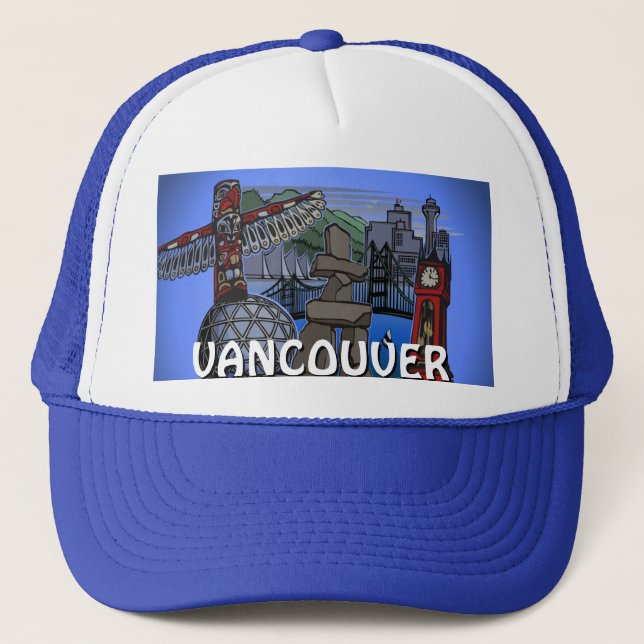 Vancouver BC Caps Souvenir Caps & Trucker Hats (Front)