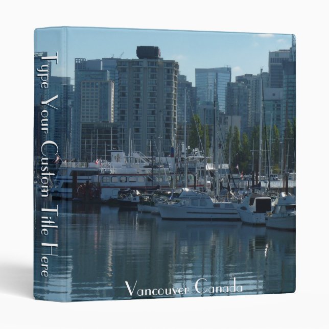 Vancouver BC Classeur Custom Vancouver Classeur de (Devant/Côté)