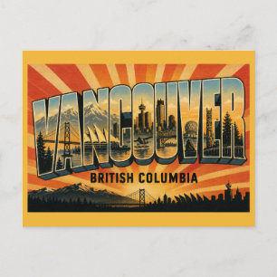 Vancouver BC Coastal Metropolis Postcard