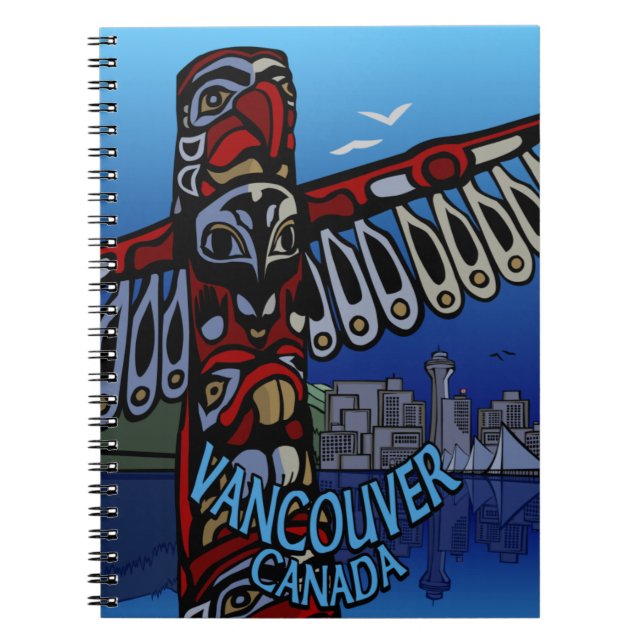 Vancouver BC Journal Custom Vancouver Notebooks (Front)
