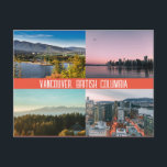 Vancouver, BC Postcard<br><div class="desc">Postcard showing off various scenic views in Vancouver,  British Columbia,  Canada.</div>