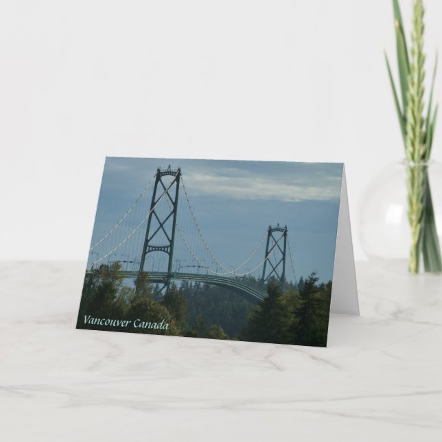 Vancouver BC Souvenir Cards Landmark Cards Custom (Front)
