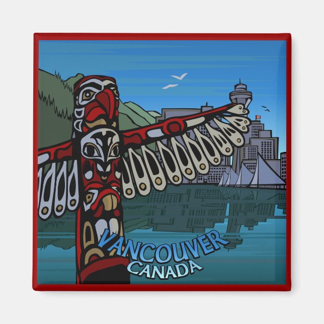Vancouver BC Souvenir Magnets Vancouver Cadeaux (Devant)