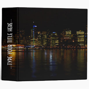 Vancouver Binder Custom Cityscape Book Binder