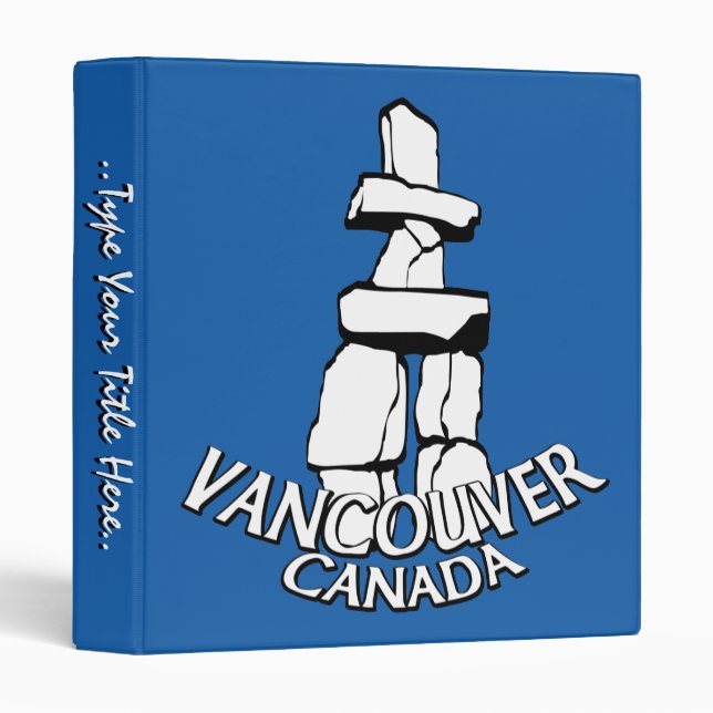 Vancouver Binder Custom Vancouver Inushuk Binder (Front/Spine)