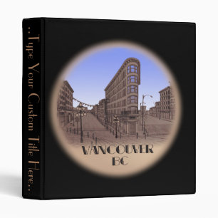 Vancouver Binder Personalized Vancouver Art Binder