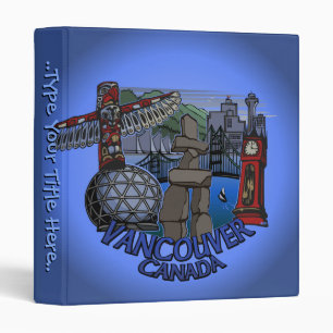 Vancouver Binder Personalized Vancouver Art Binder