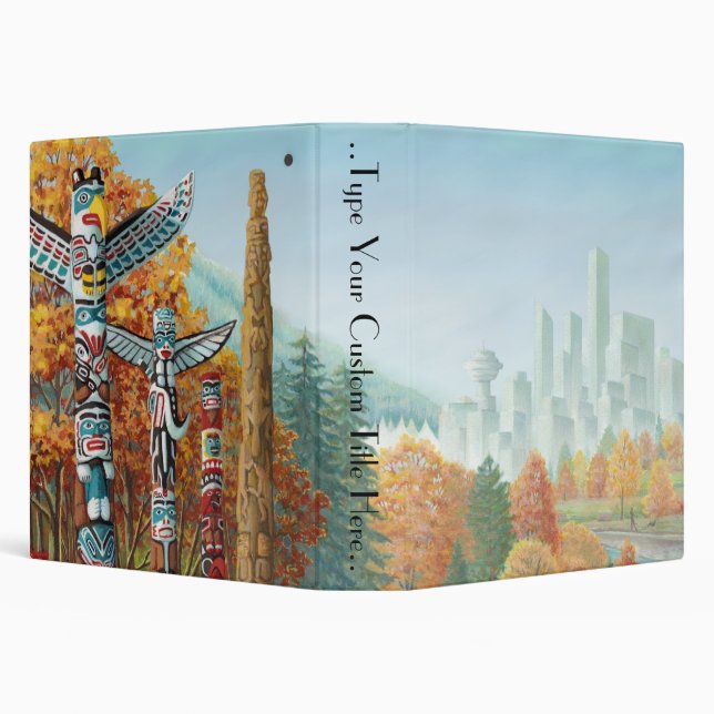 Vancouver Binder Personalized Vancouver Art Binder (Background)
