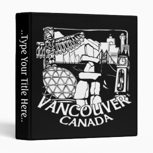 Vancouver Binder Personalized Vancouver Art Binder
