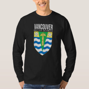 Vancouver British Columbia Canada Coat Of Arms Bc T-Shirt