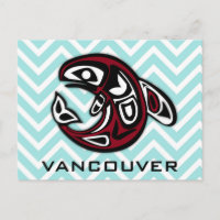 Vancouver British Columbia Nautical Orca Whale Art