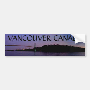 Vancouver Bumper Sticker Vancouver Souvenir Gifts