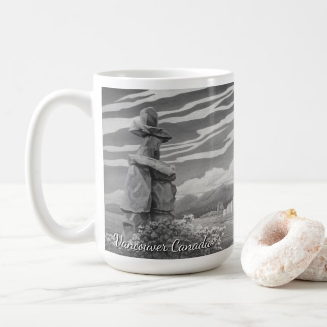 Vancouver C.-B. Canada Tasses à café Mugs & Lunett (Avec donut)