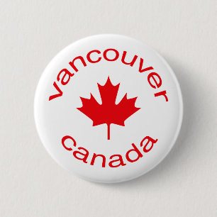Vancouver Canada 2 Inch Round Button