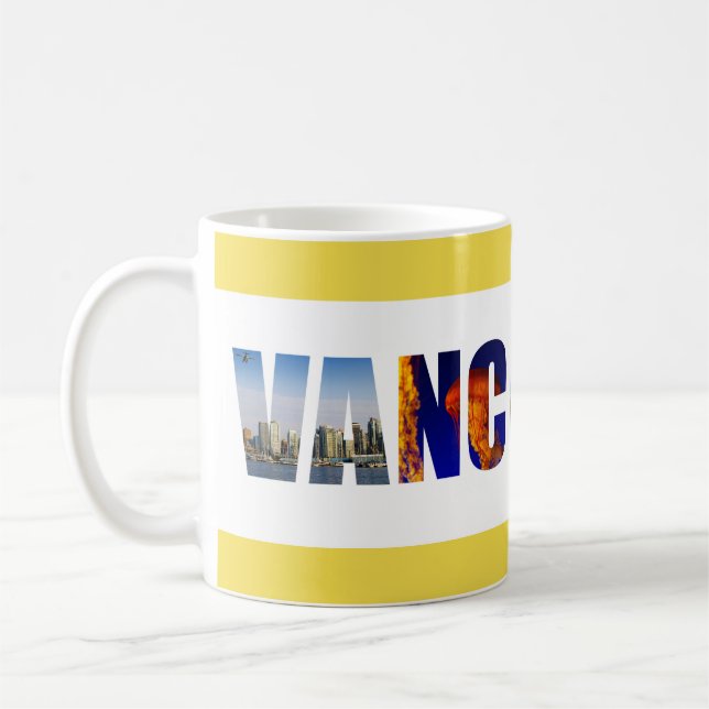 Vancouver Canada City Travel Photos Coffee Mug (Left)