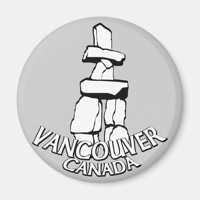 Vancouver Canada Frigo aimants Souvenir Magnets (Devant)
