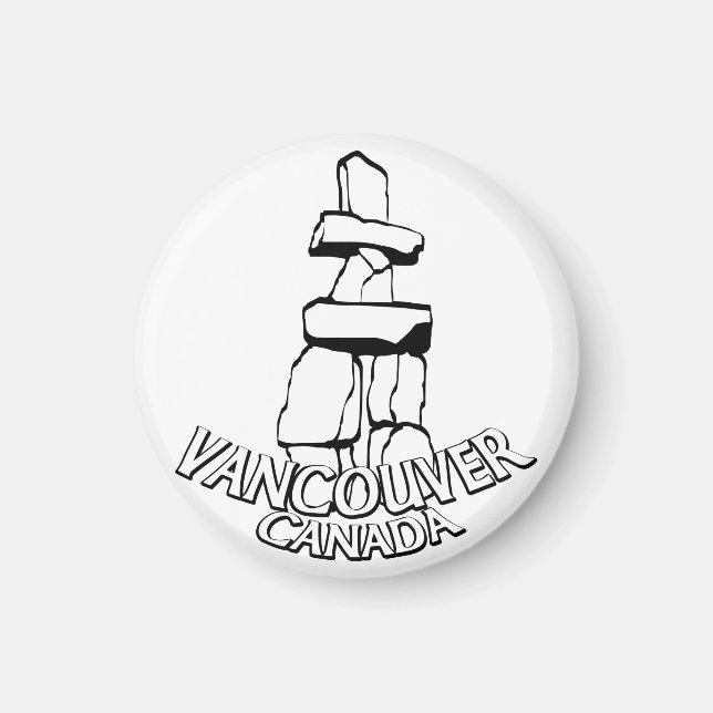 Vancouver Canada Frigo aimants Souvenir Magnets (Devant)